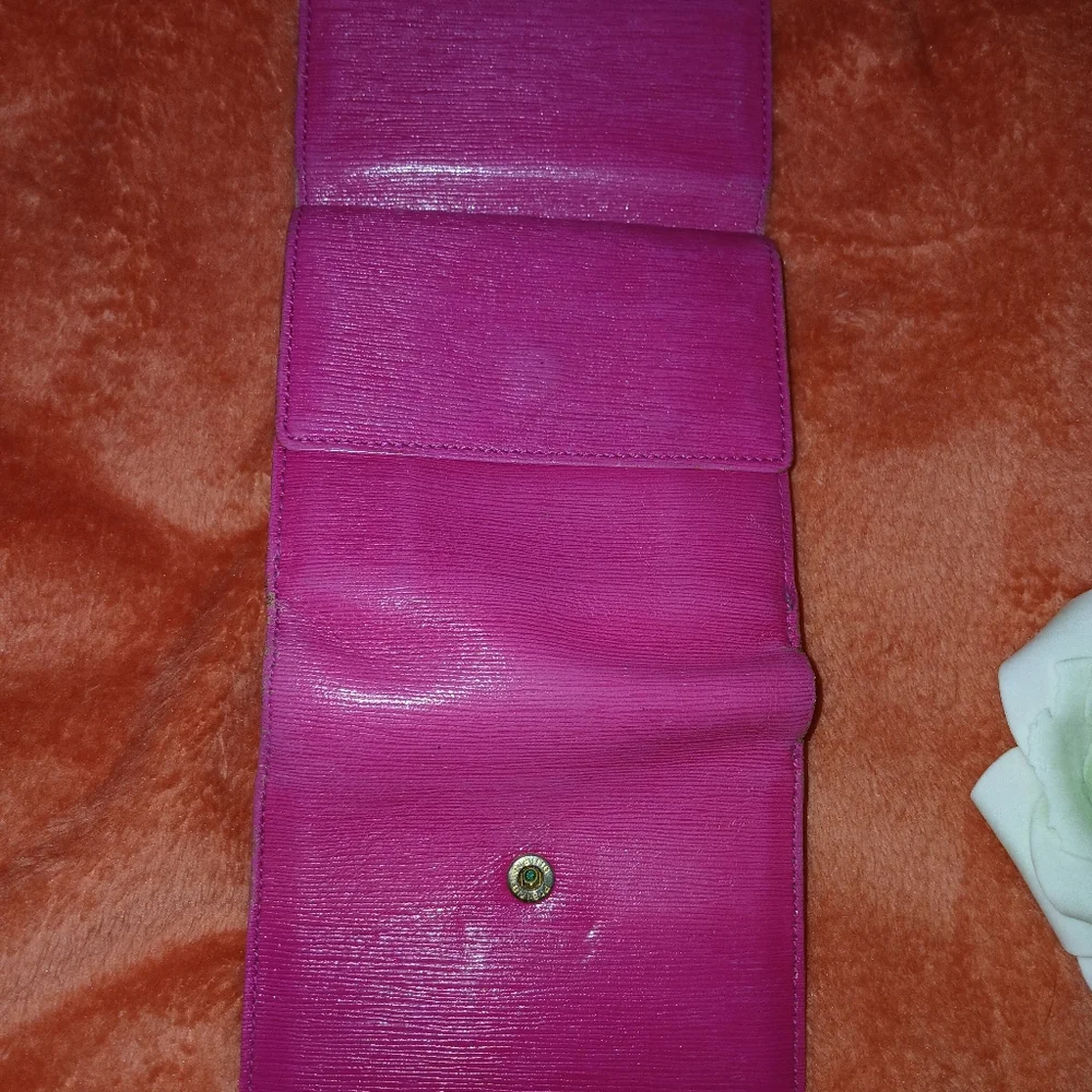 Balenciaga Pink Wallet with Gem Detail